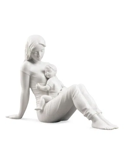 Lladrò A Mother's Love Porcelain Sculpture In Multi
