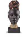Lladrò Africani Porcelain Sculpture In Black
