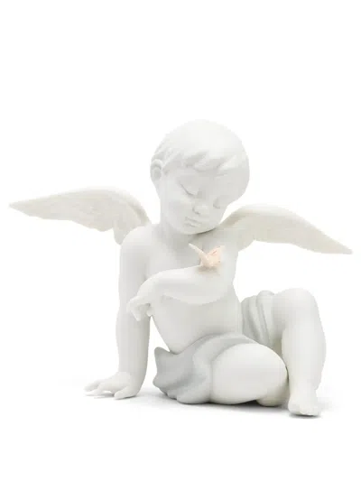 Lladrò Angelical Moments Porcelain Figurine In White