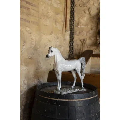 Lladrò Arabian Pure Breed Figurine In White