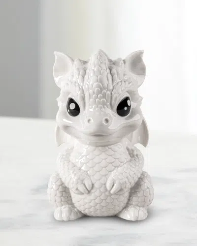 Lladrò Baby Dragon Figurine In White