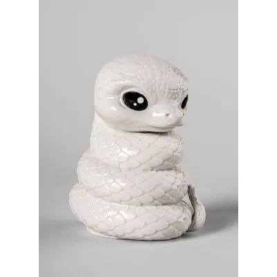 Lladrò Baby Snake In White