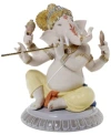 Lladrò Bansuri Ganesha Figurine In Multi