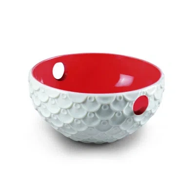 Lladrò Chinese Dragon Leather Rice Bowl In Gray
