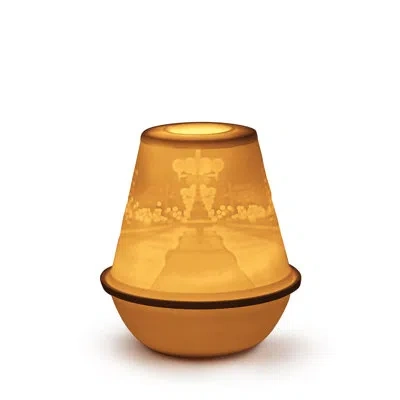 Lladrò City At Night Lithophane 4.33" Novelty Light In White