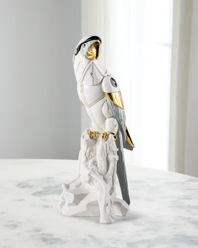Lladrò Cyborg Macaw Sculpture In Multi