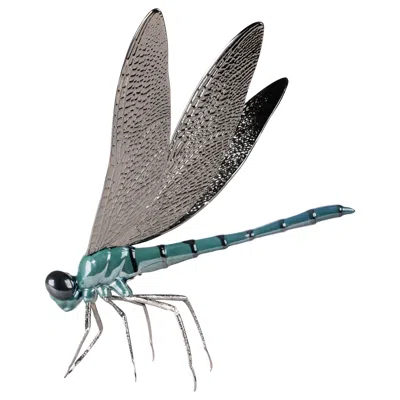 Pre-owned Lladrò Lladró Dragonfly Sculpture In Gray