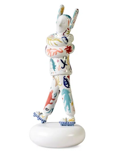 Lladrò Embraced Porcelain Sculpture In Multi