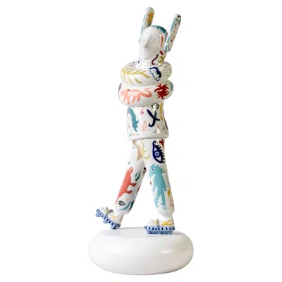 Pre-owned Lladrò Embraced Sculpture, Limited Edition In Gray