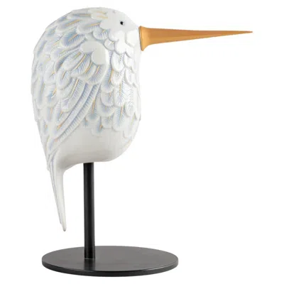 Pre-owned Lladrò Lladró Face 2 Face - Hummingbird Figurine In Gray