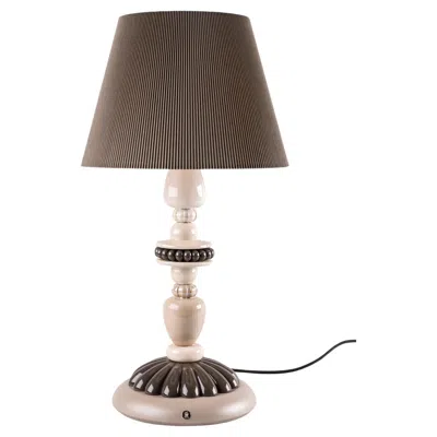 Pre-owned Lladrò Firefly Table Lamp. Pearly (us) In Brown