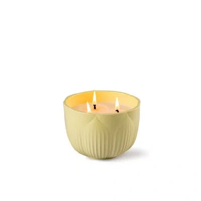 Lladrò Fleurs Candle In Blue;yellow;purple