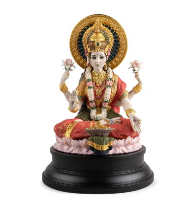 Lladrò Goddess Lakshmi Sculpture In Multi