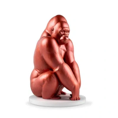 Lladrò Gorilla In White,red
