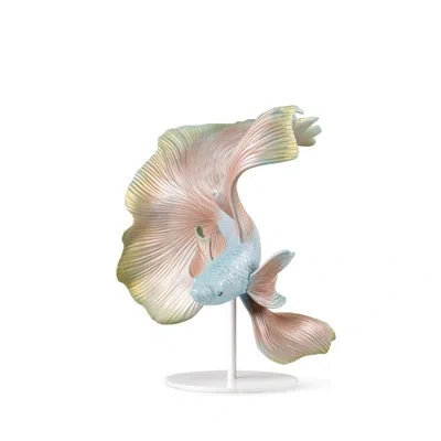 Lladrò Handmade Animals Figurines & Sculptures In Blue,green,pink,gold
