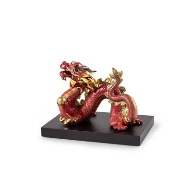 Lladrò Handmade Fantasy & Sci-fi Figurines & Sculptures In Red,gold,black