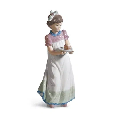 Lladrò Happy Birthday Girl Figurine In White