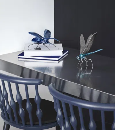 Lladrò Hercules Beetle Figure In Blue