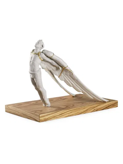 Lladrò Icarus Porcelain Sculpture In Brown