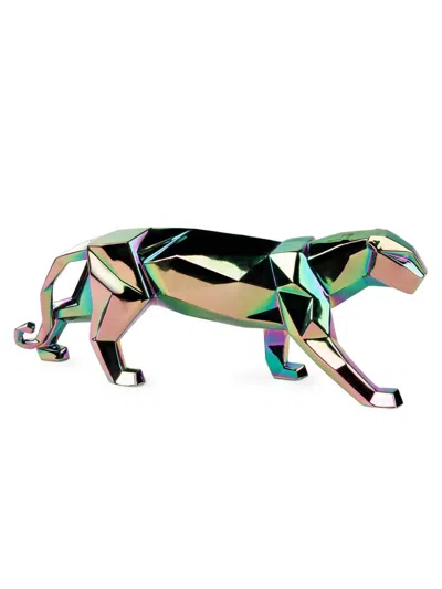 Lladrò Iridescent Panther Figurine In Multi