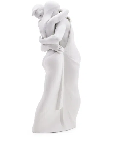 Lladrò Just You And Me Matte Porcelain Sculpture (49cm X 19cm) In White