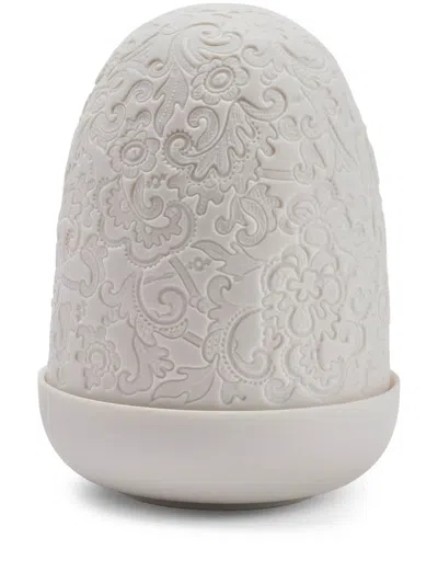 Lladrò Lace Dome Porcelain Table Lamp (15cm X 11cm) In White