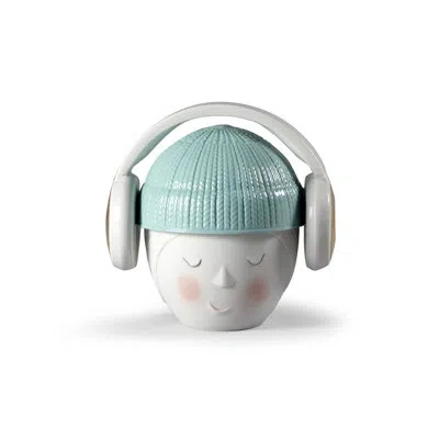Lladrò Lee And Lane Headphones Box In White;green