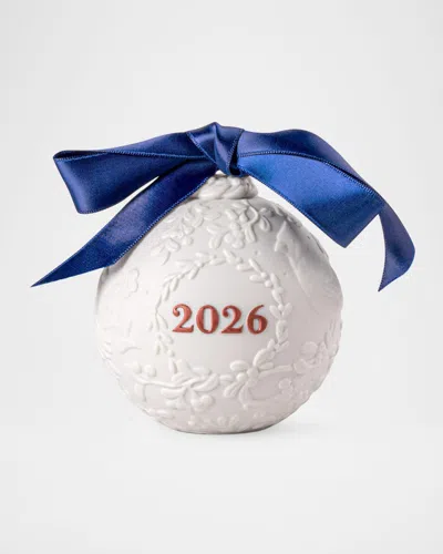 Lladrò Limited Edition 250th Anniversary Christmas Ball Ornament In Multi