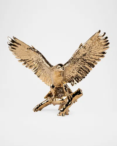 Lladrò Limited Edition Freedom Eagle Sculpture In Gold