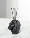 Lladrò Lion Perfume Diffuser - Unbreakable Spirit Scent, 6.8 Oz. In Black