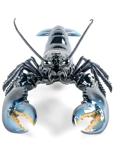 Lladrò Lobster Porcelain Sculpture In Blau