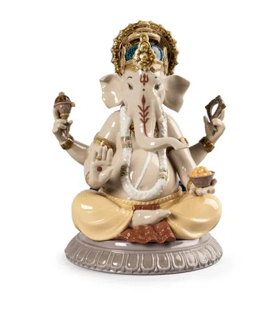 Lladrò Lladró Lord Ganesha Figurine In Multi