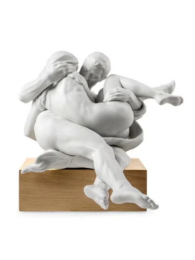Lladrò Love Together Porcelain Figurine In Gray