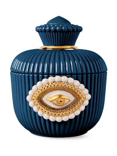 Lladrò Lovers Eyes Jewelry Box In Blue