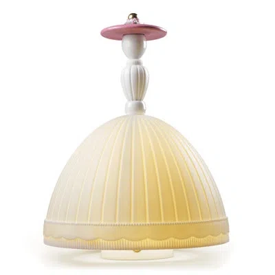 Lladrò Mademoiselle 13.39" White Table Lamp In Multi