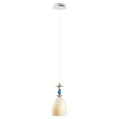 Pre-owned Lladrò Mademoiselle Daniela Ceiling Lamp In Sand