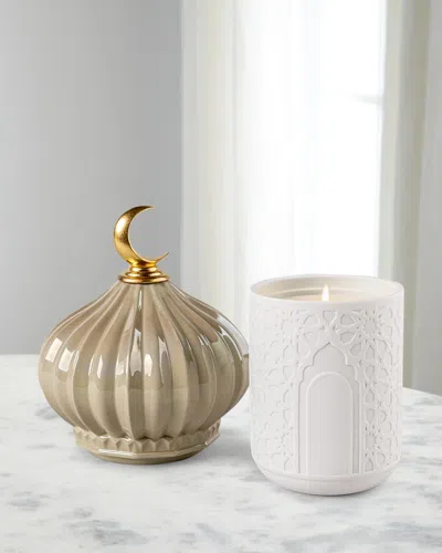 Lladrò Majestic Nights Scented Candle, 10 Oz. In Gold