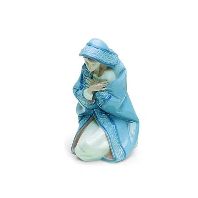 Lladrò Mary Figurine In Light Blue