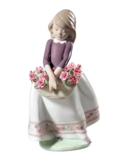 Lladrò May Flowers Girl Figurine In Multi