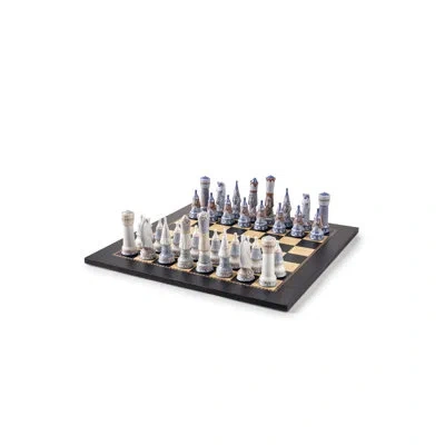Lladrò Medieval Chess Board Game In Multi