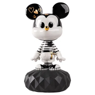 Pre-owned Lladrò Mickey In Black And White