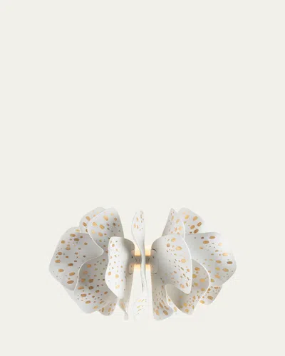 Lladrò Nightbloom White Gold Wall Light