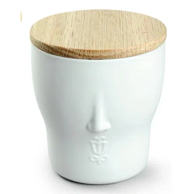 Lladrò Nose Gardens Of Valencia Scented Jar Candle In White