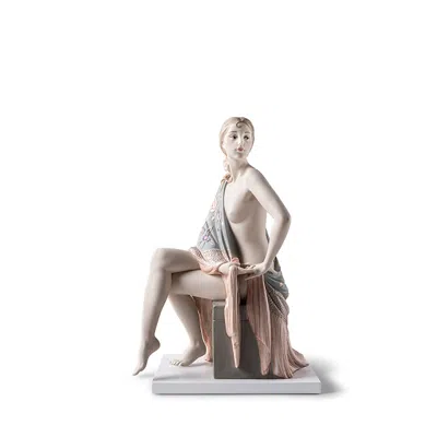 Lladrò Nude With Shawl, Metallic In Multi