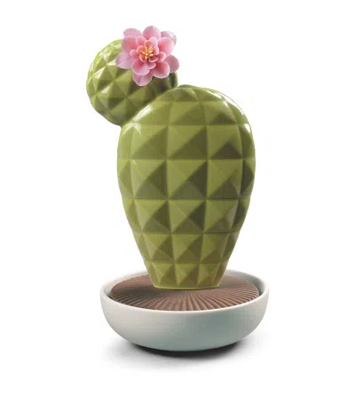 Lladrò Lladró Opuntia Cactus Diffuser In Green