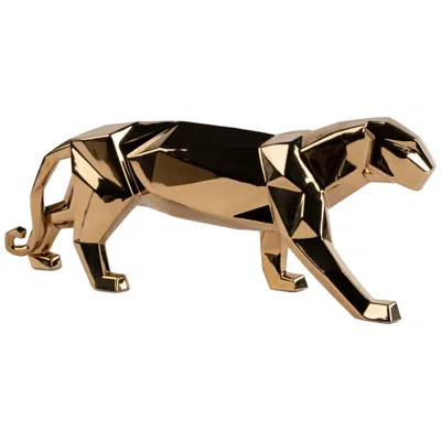 Pre-owned Lladrò Panther (golden) In Sand