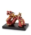 Lladrò Dragon Sculpture In Red