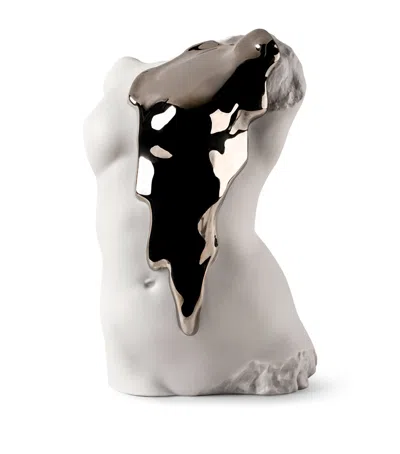 Lladrò Lladró Porcelain Female Eternal Fluidity Sculpture In Gray