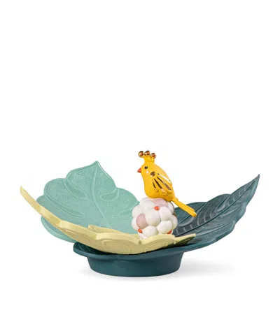 Lladrò Lladró Porcelain Utopical Centrepiece In Green