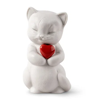 Lladrò Lladró Porcelain Whiskers Playful Kitten Figurine